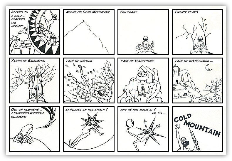 The Cold Mountain Colouring Book