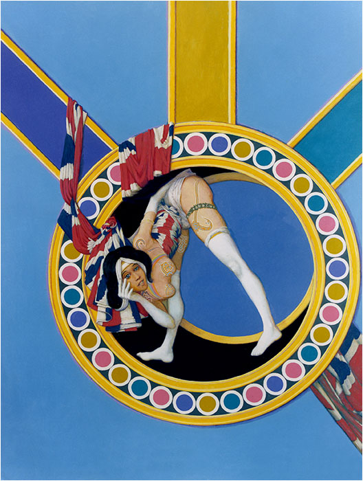 Brits are Dangerous - painting by Jack Coulthard