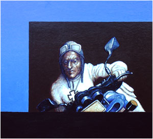 Portrait-Dante - painting by Jack Coulthard