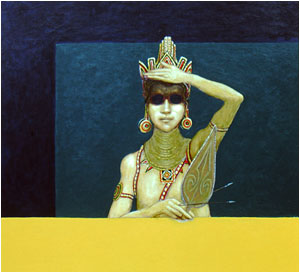 Portrait-Rembrandt - painting by Jack Coulthard