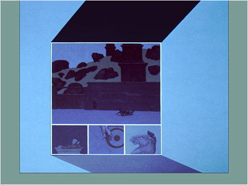 Woodbottom Mill - painting by Jack Coulthard